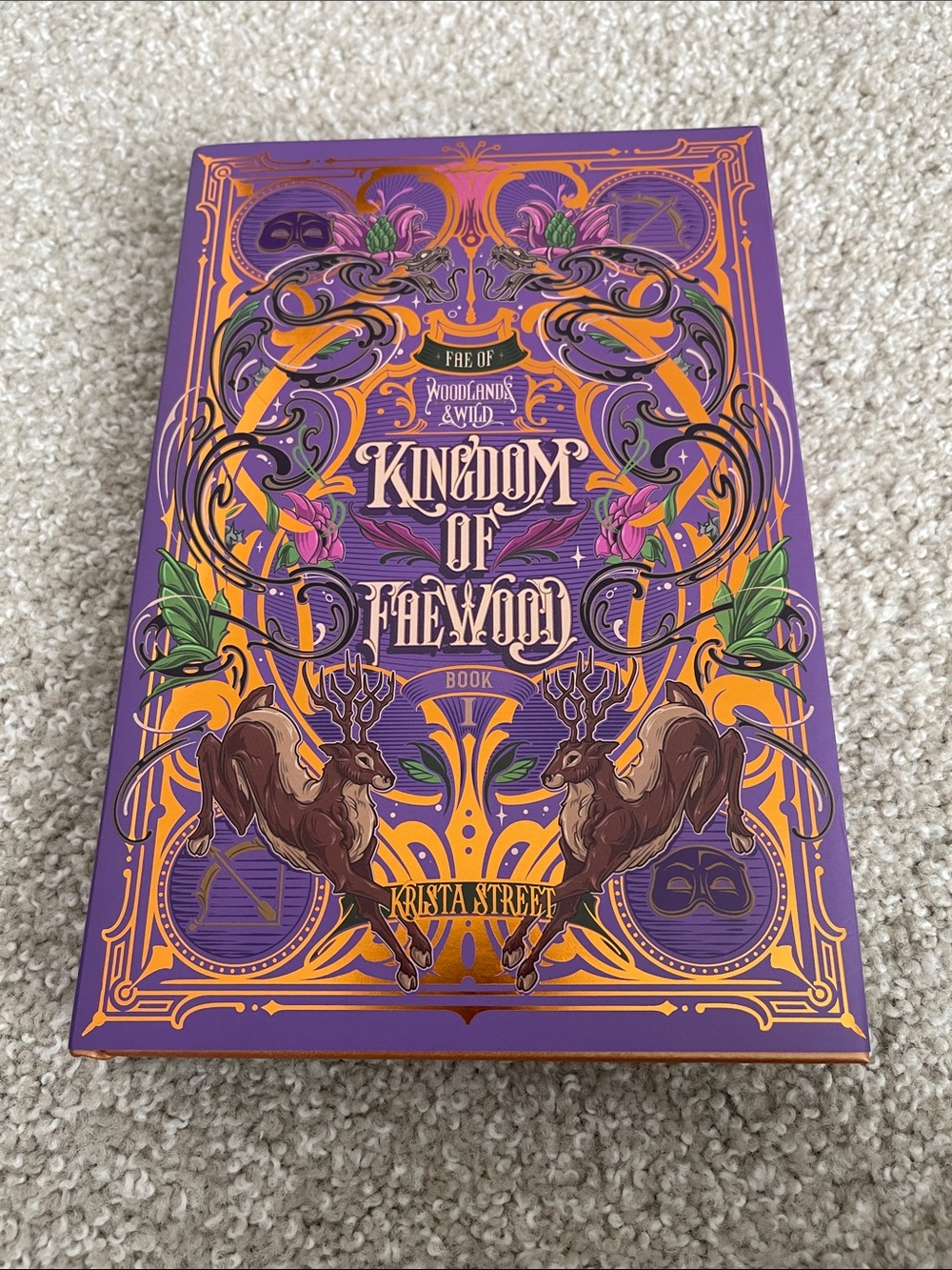 Kingdom of Faewood by Krista Street Bookish Edition